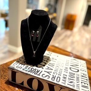 Vintage Avon earrings and necklace set